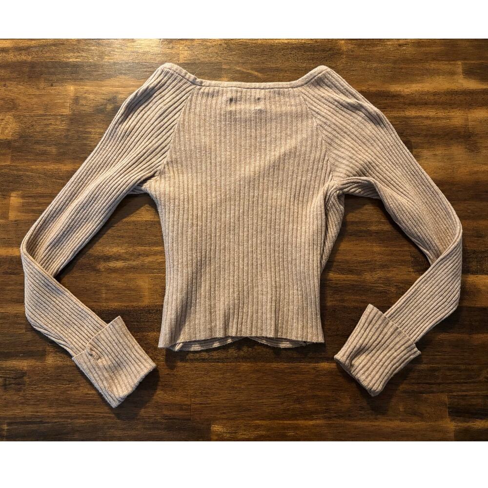Maeve Anthropologie Size XS Sweater Wrap Front V Neck Knit Pullover Top - Picture 2 of 8